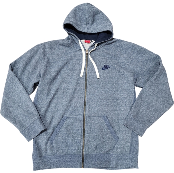 Nike Other - Nike Men Big and Tall Blue Full Zip Hoddie Sweatshirt Size XXXl / 3X